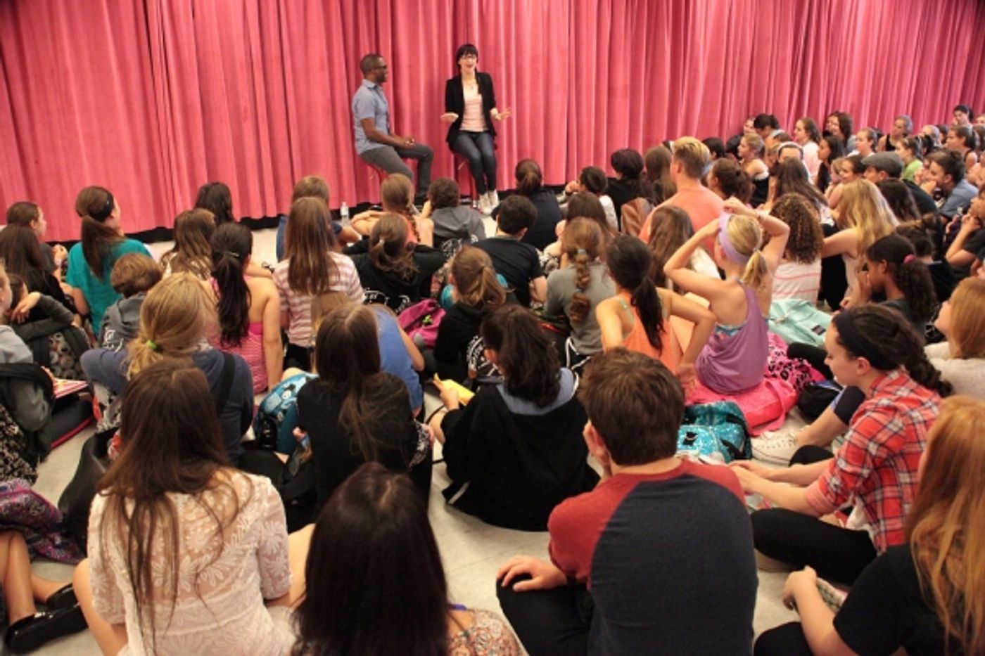 Photo Flash: HEDWIG's Lena Hall Surprises Broadway Artists Alliance Summer Intensive Students  Image