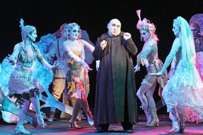 Shaun Rice (Fester) with ensemble Photo
