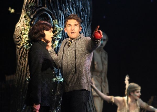 Jennifer Fogarty (Wednesday) and Bryan Welnicki (Lucas Beineke) Photo