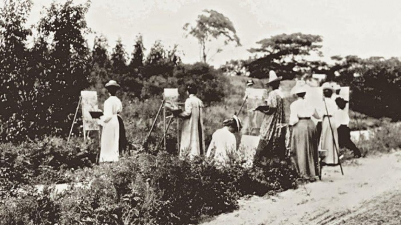 Photo Flash: Hagins & Mortimer Design Welcomes Low Country Plein Air Painter Linda Fantuzzo  Image