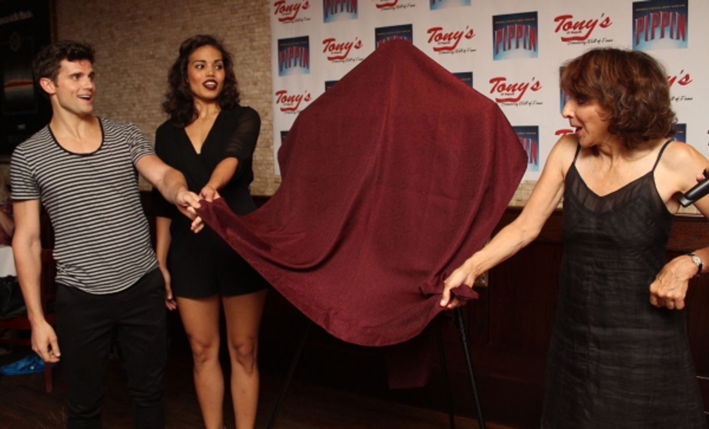 Photo Coverage: Andrea Martin Receives New PIPPIN Portrait on Tony di Napoli's Broadway Wall of Fame!  Image