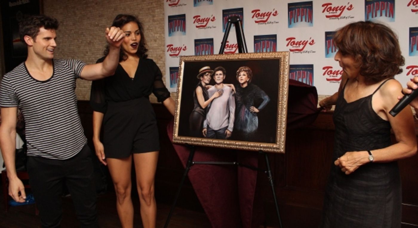 Photo Coverage: Andrea Martin Receives New PIPPIN Portrait on Tony di Napoli's Broadway Wall of Fame!  Image