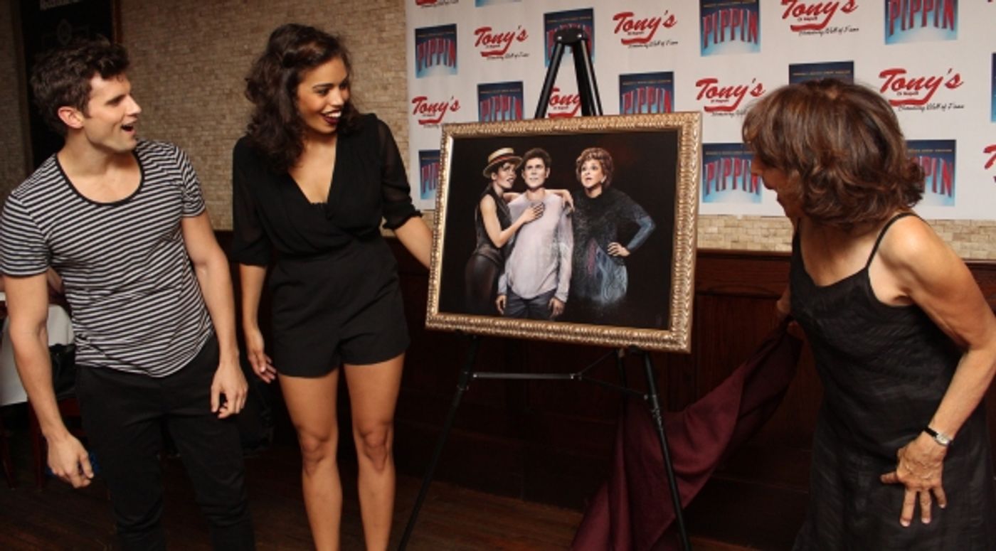Photo Coverage: Andrea Martin Receives New PIPPIN Portrait on Tony di Napoli's Broadway Wall of Fame!  Image