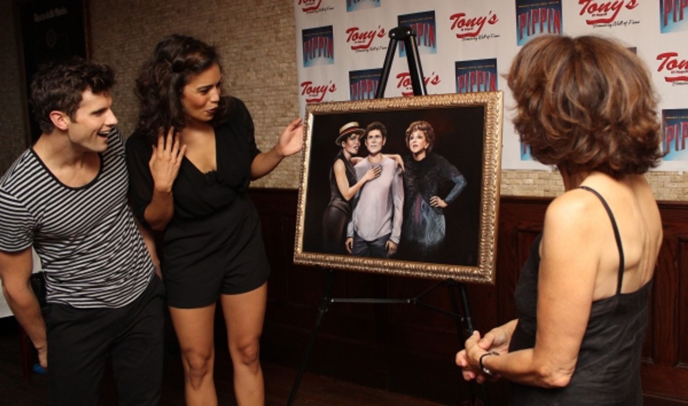 Photo Coverage: Andrea Martin Receives New PIPPIN Portrait on Tony di Napoli's Broadway Wall of Fame!  Image