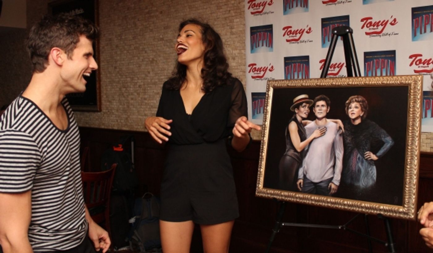Photo Coverage: Andrea Martin Receives New PIPPIN Portrait on Tony di Napoli's Broadway Wall of Fame!  Image