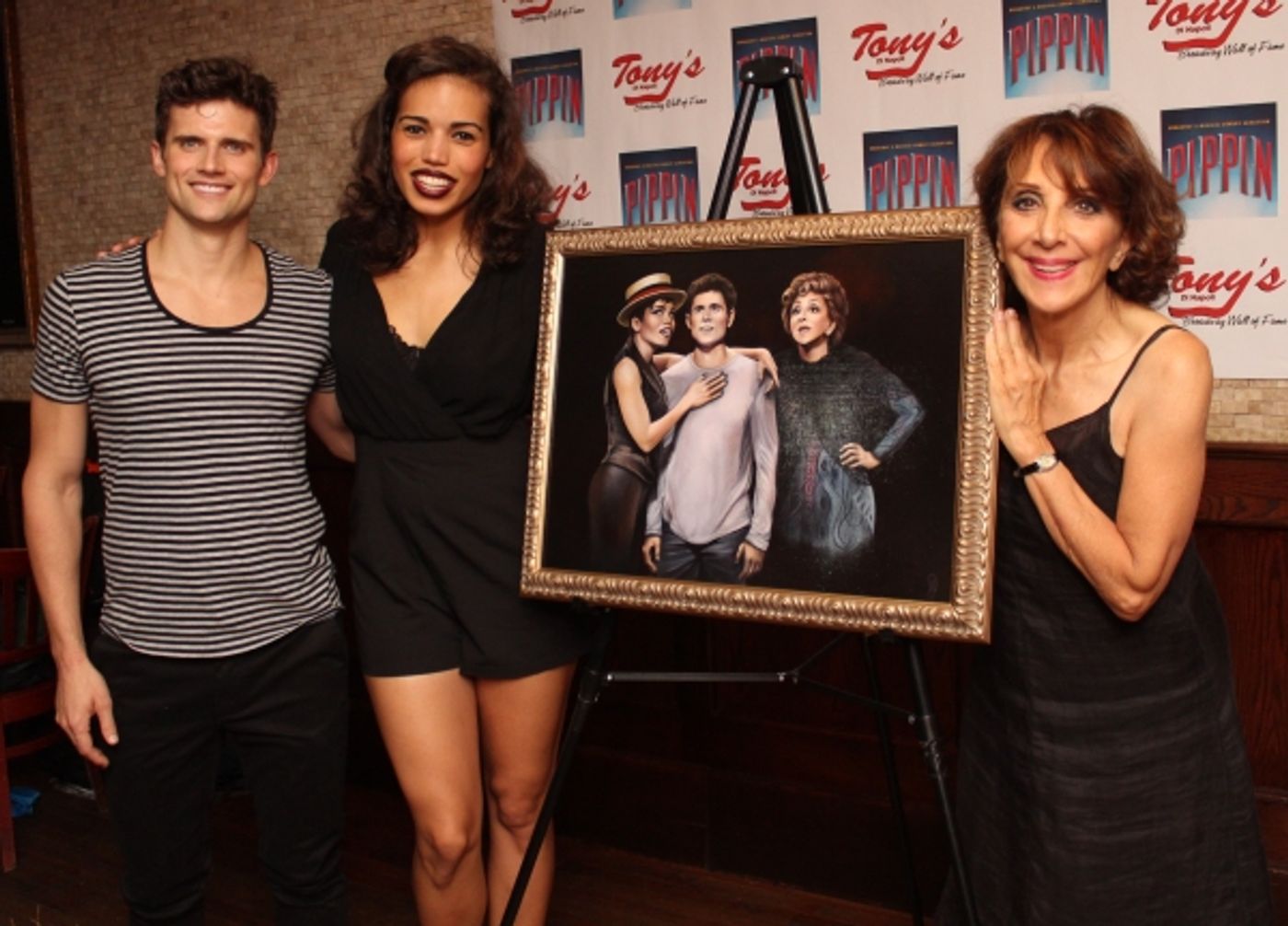 Photo Coverage: Andrea Martin Receives New PIPPIN Portrait on Tony di Napoli's Broadway Wall of Fame!  Image