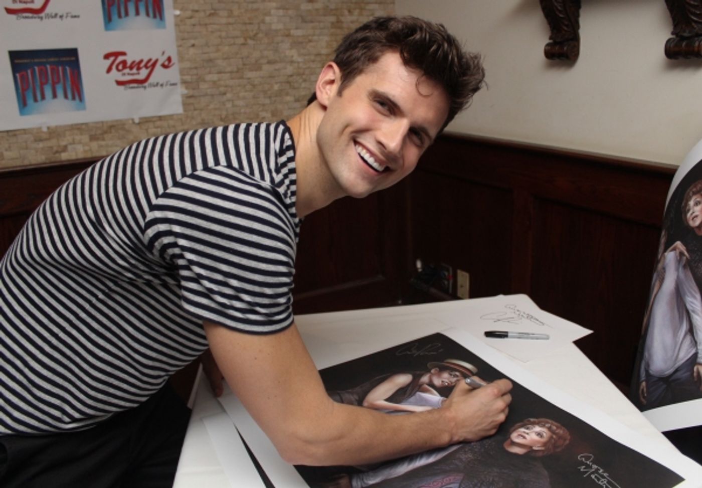 Photo Coverage: Andrea Martin Receives New PIPPIN Portrait on Tony di Napoli's Broadway Wall of Fame!  Image