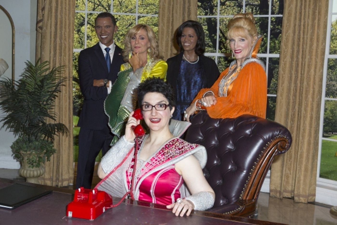 Photo Coverage: ABBA Wax Figures Make U.S. Debut at Madame Tussauds with the Cast of MAMMA MIA!  Image