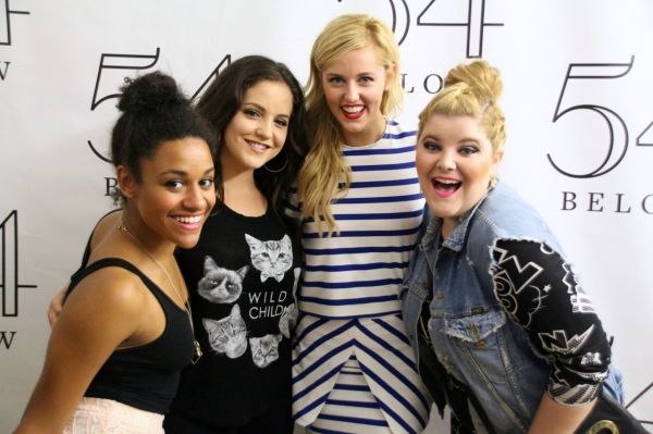 A BRING IT ON reunion, with Ariana DeBose, Janet Krupin, Taylor Louderman, and Ryann  Photo