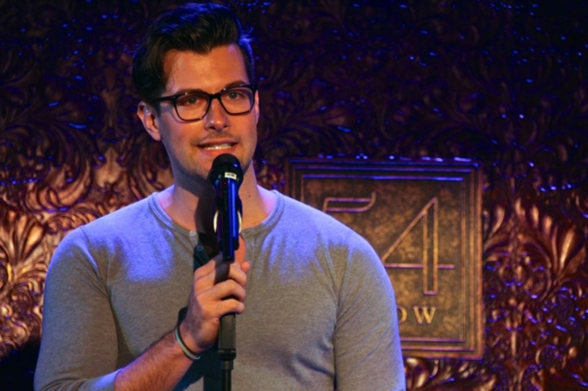 Michael Campayno sings a mash-up of Adele''s ''Someone Like You'' and Lady Gaga''s ''The Edge of Glory.'' at 