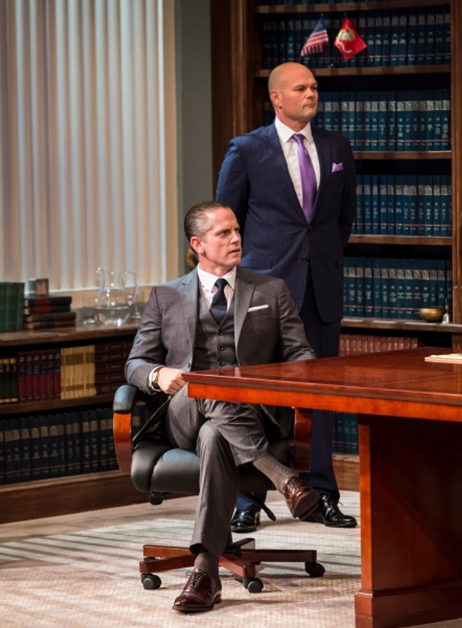 Photo Flash: First Look at Chris Bauer, Dominic Hoffman, Jonno Roberts and DeWanda Wise in CTG's RACE Image