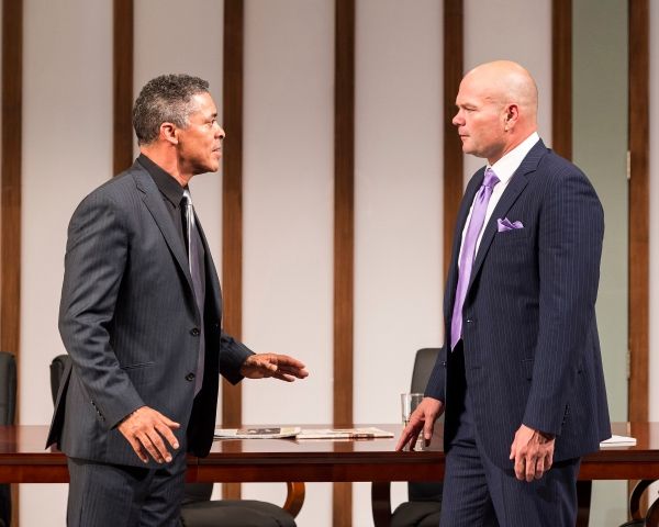 Dominic Hoffman and Chris Bauer Photo