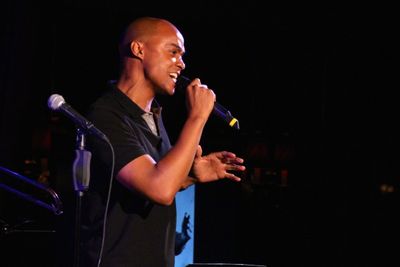 Curtis Wiley performs ''He Never Lost the Fight'' Photo