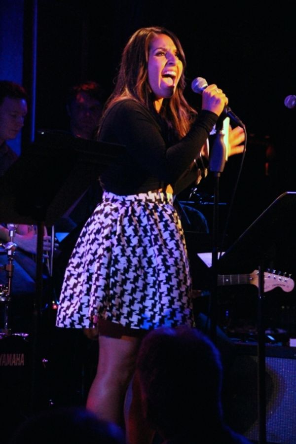 Natalie Gallo performs ''The Rain It Falls'' Photo