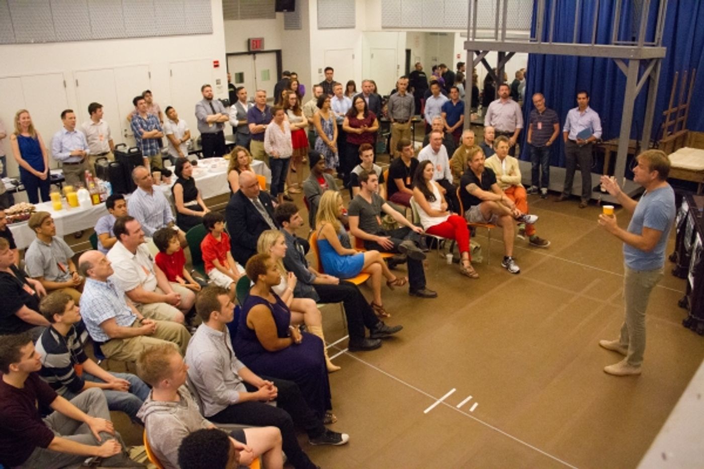 Photo Flash: Inside the First Day of Rehearsal for NEWSIES National Tour; Dan DeLuca Set to Lead - Full Company Announced!  Image