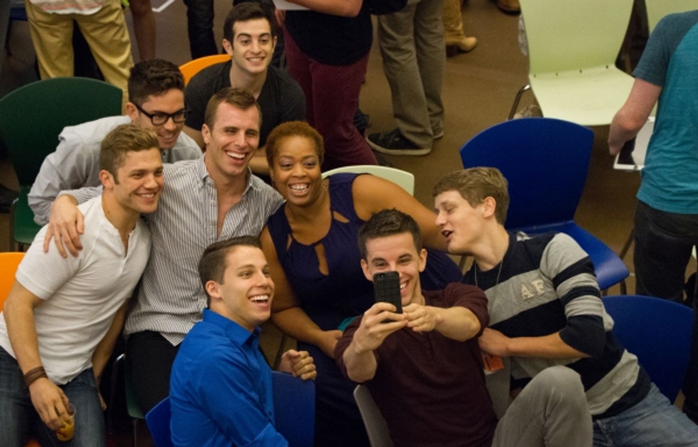 Photo Flash: Inside the First Day of Rehearsal for NEWSIES National Tour; Dan DeLuca Set to Lead - Full Company Announced!  Image