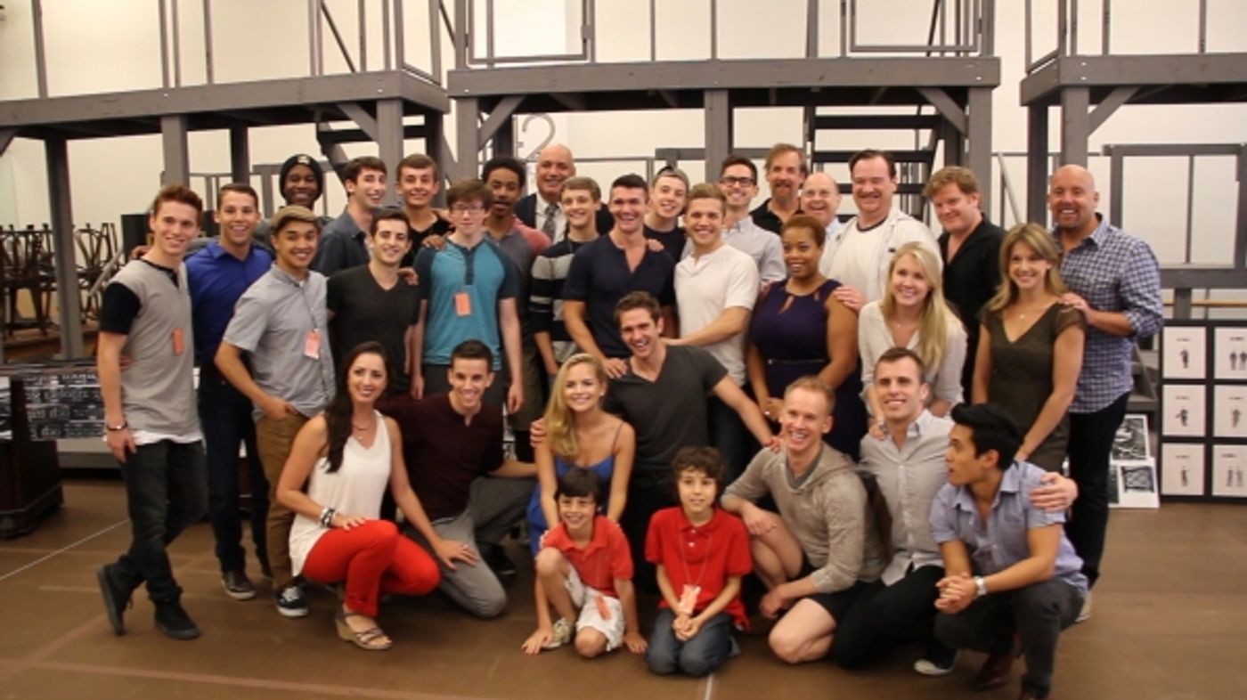 Photo Flash: Inside the First Day of Rehearsal for NEWSIES National Tour; Dan DeLuca Set to Lead - Full Company Announced!  Image