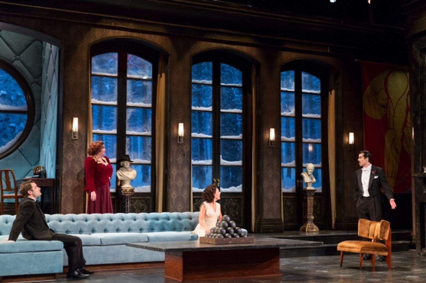 Photo Flash: First Look at Drury Lane Theatre's THE GAME'S AFOOT, Opening Tonight  Image