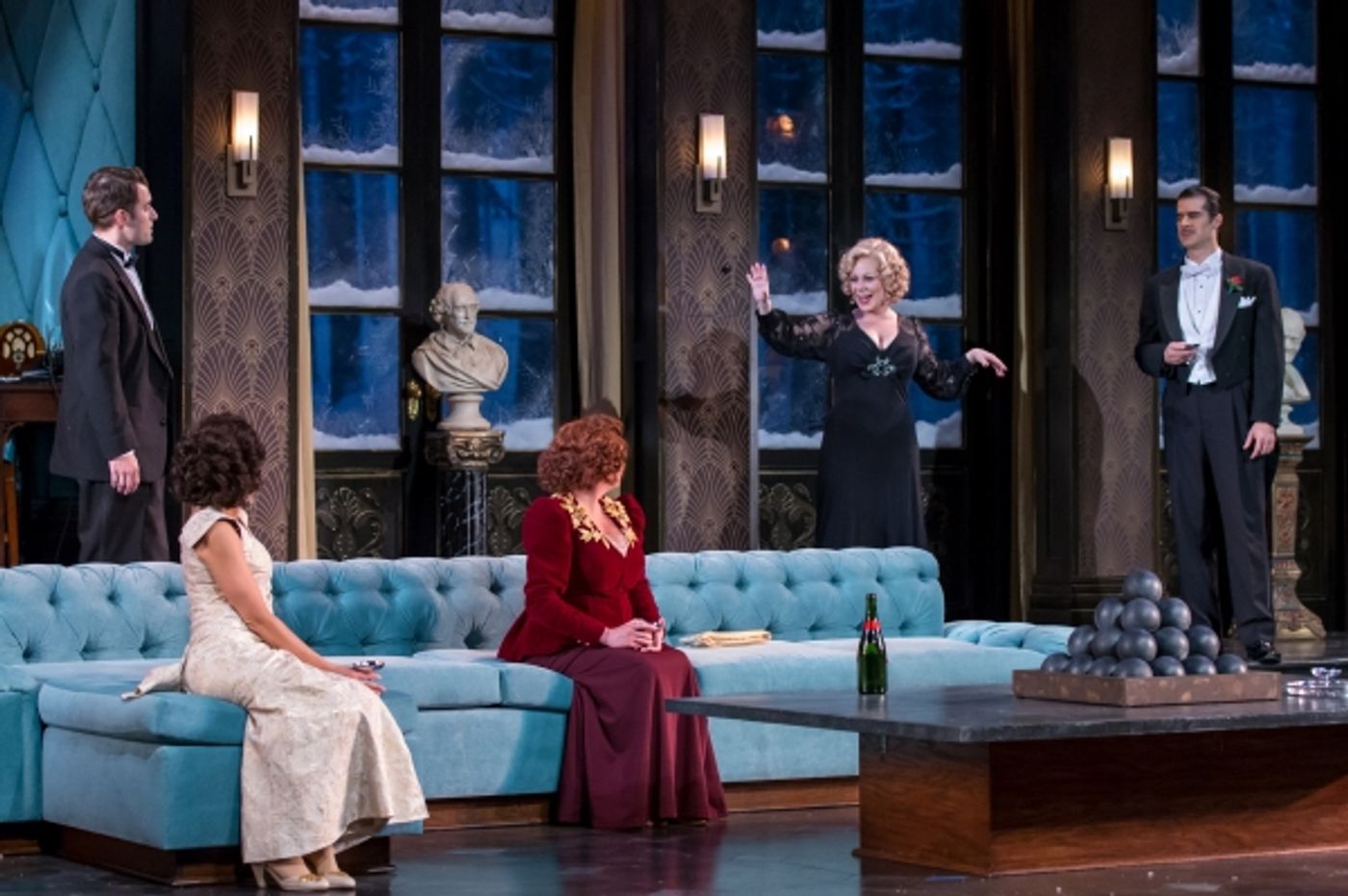 Photo Flash: First Look at Drury Lane Theatre's THE GAME'S AFOOT, Opening Tonight  Image