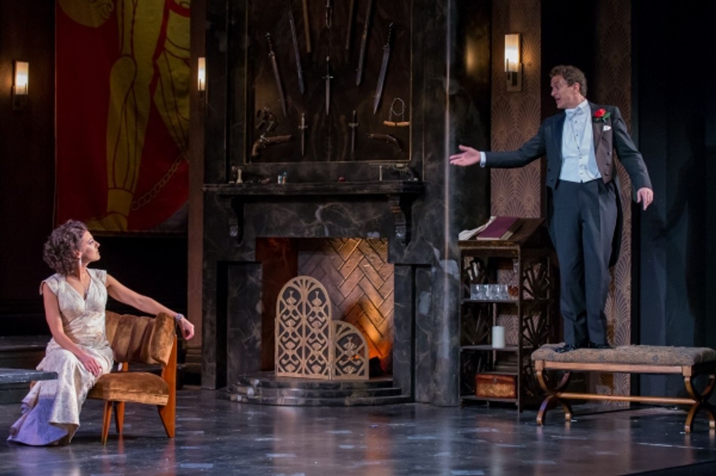 Photo Flash: First Look at Drury Lane Theatre's THE GAME'S AFOOT, Opening Tonight  Image