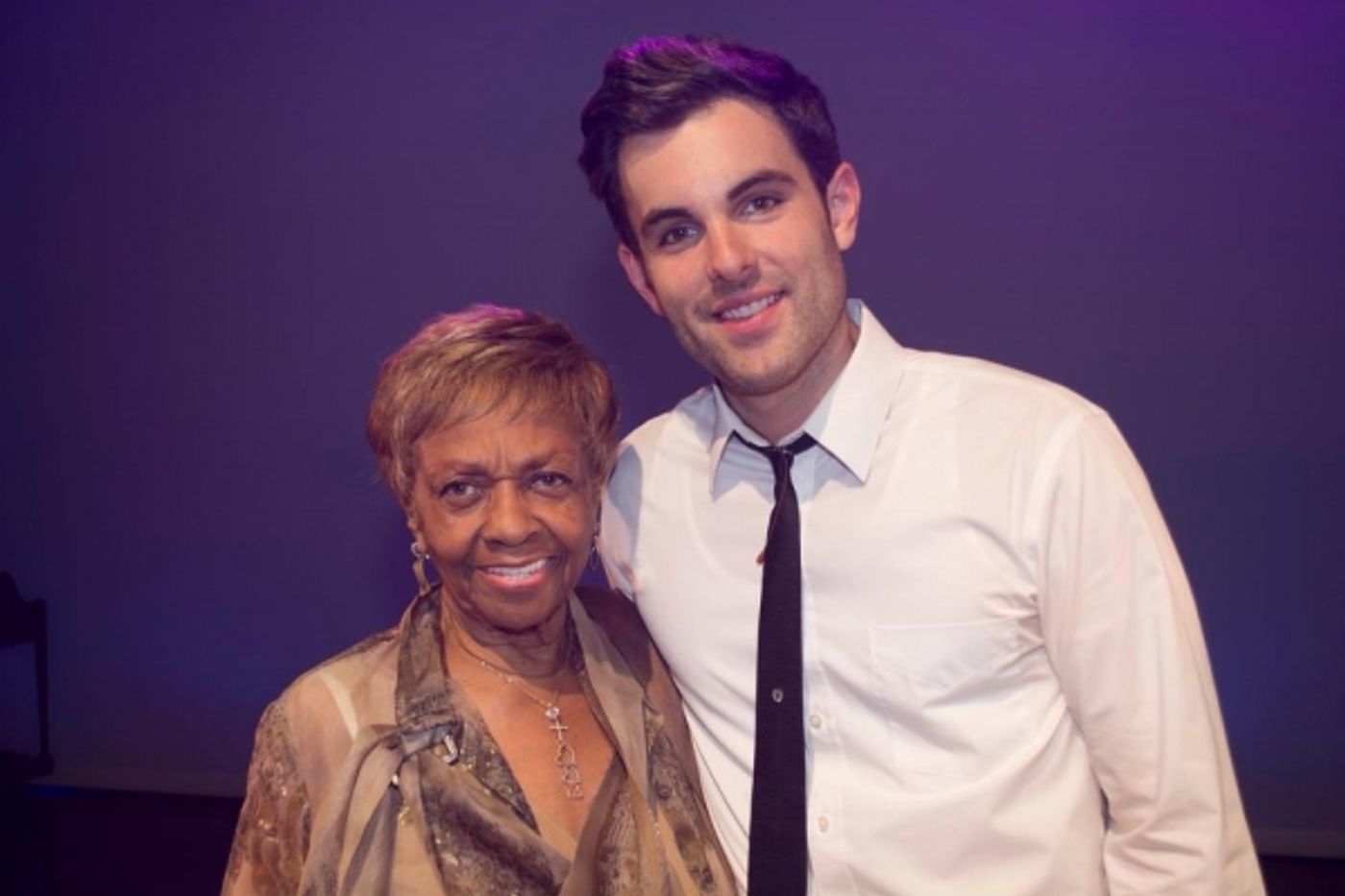 Photo Flash: Cissy Houston Visits PIECE OF MY HEART Off-Broadway Image