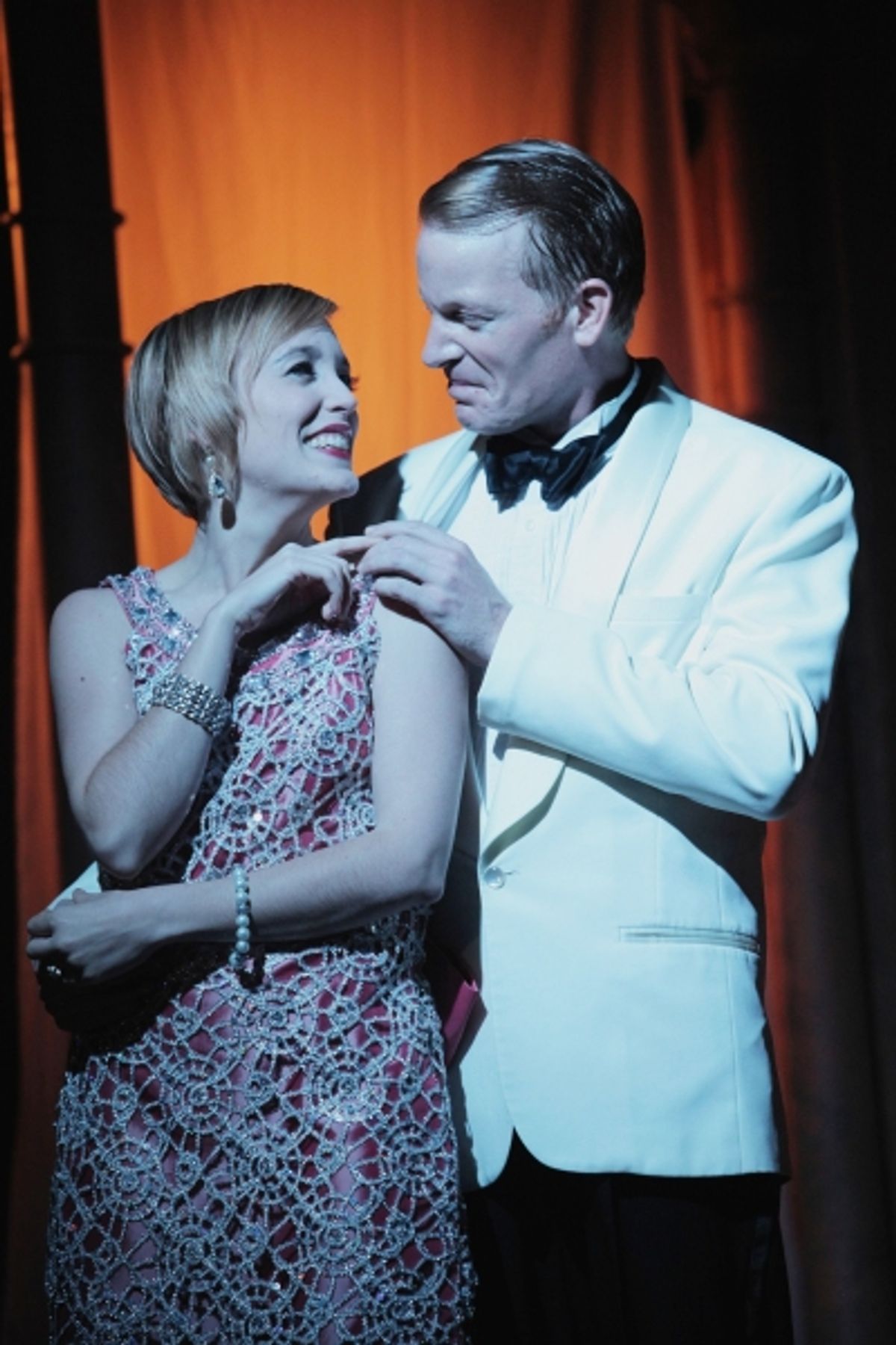 Sara Clark as Daisy Buchanan and Jared Joplin as Jay Gatsby  at 