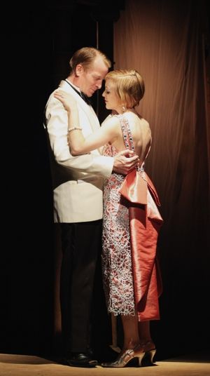 Sara Clark as Daisy Buchanan and Jared Joplin as Jay Gatsby  Photo
