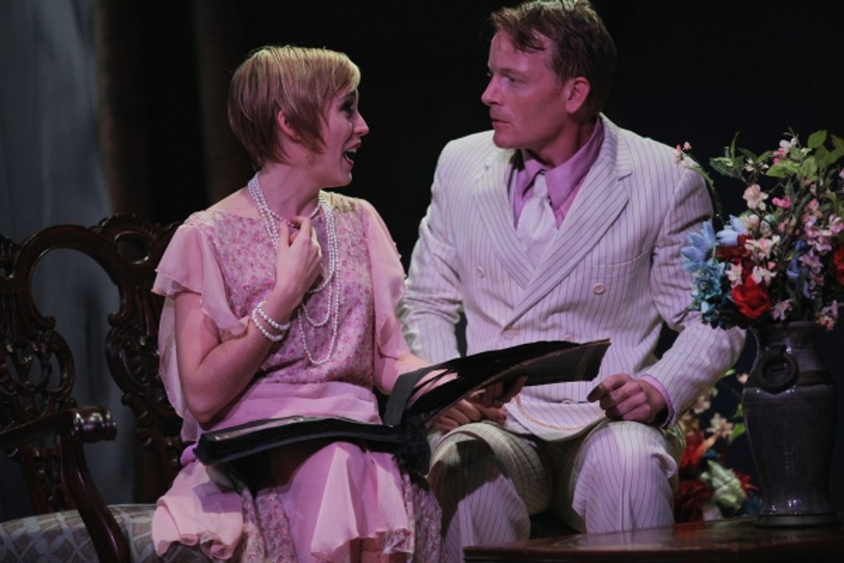 Sara Clark as Daisy Buchanan and Jared Joplin as Jay Gatsby  at 