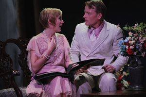 Sara Clark as Daisy Buchanan and Jared Joplin as Jay Gatsby  Photo