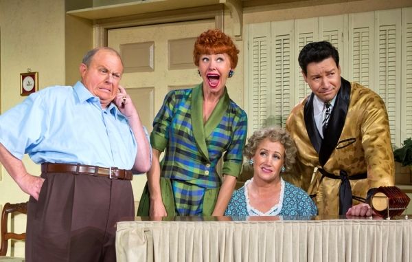 Kevin Remington (Fred), Sirena Irwin (Lucy), Joanna Daniels (Ethel) and Bill Mendieta Photo