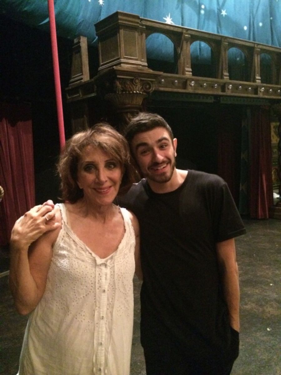 Photo Flash: SO YOU THINK YOU CAN DANCE Winner Ricky Ubeda Visits PIPPIN on Broadway Image