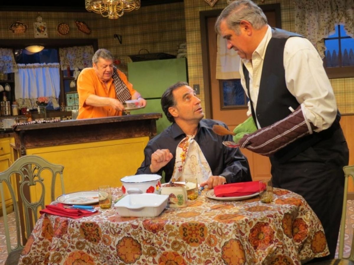 Richard Zavaglia, Ray Abruzzo, and Dan Lauria at 