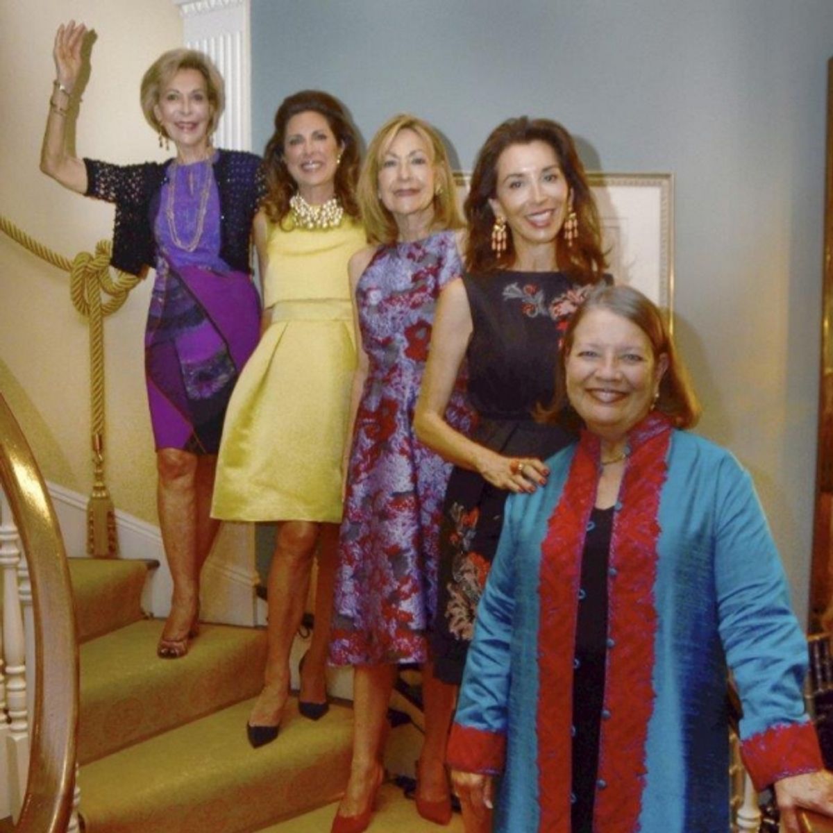 Anka Palitz, Ann Van Ness, Janice Becker, Fe Fendi, Cynthia Fischer at 