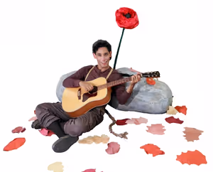 Richard Juarez, originating the role of Frederick the mouse Photo
