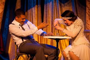 Alex Nicholson and Rebekah Shade @ BroadwayWorld Alex Nicholson and Rebekah Shade Photo