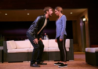 Fred Weller and Callie Thorne Photo