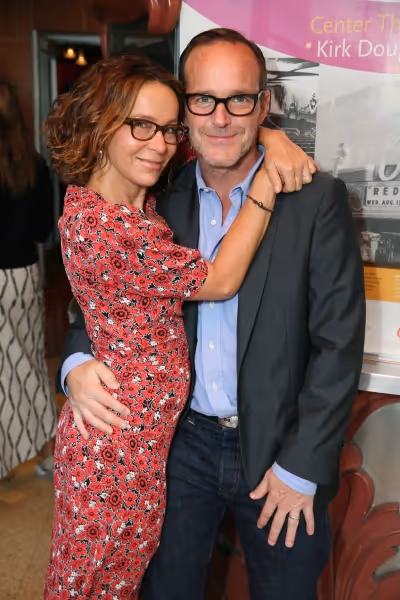 Actors Jennifer Grey and Clark Gregg Photo