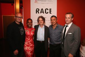 Cast members Chris Bauer, DeWanda Wise, Director Scott Zigler and cast members Dominic Hoffman and Jonno Roberts @ BroadwayWorld Cast members Chris Bauer, DeWanda Wise, Director Scott Zigler and cast members Domini Photo