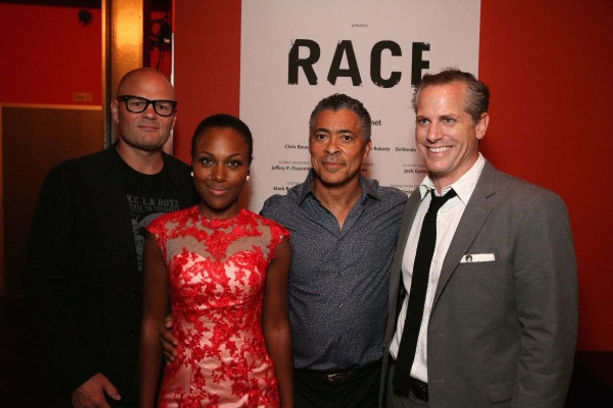 Cast members Chris Bauer, DeWanda Wise, Dominic Hoffman and Jonno Roberts at 