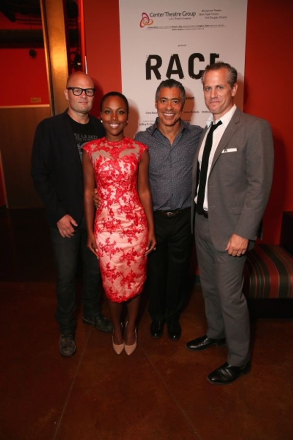 Cast members Chris Bauer, DeWanda Wise, Dominic Hoffman and Jonno Roberts Photo
