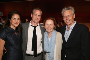 Georgia Hatzis, cast member Jonno Roberts, actress Kate Burton and CTG Artistic Director Michael Ritchie @ BroadwayWorld Georgia Hatzis, cast member Jonno Roberts, actress Kate Burton and CTG Artistic Direc Photo