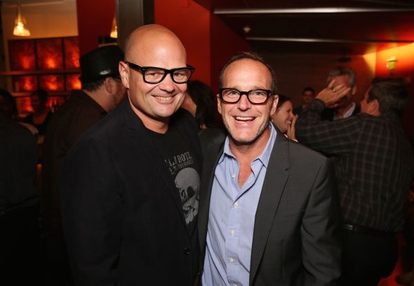  Cast member Chris Bauer and actor Clark Gregg Photo