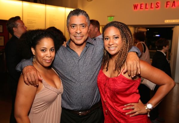 Lynn Wactor, cast member Dominic Hoffman and  actress Tracie Thoms Photo