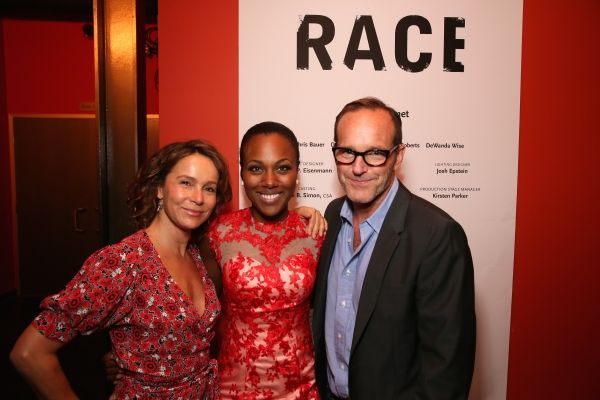Actress Jennifer Grey, cast member DeWanda Wise and actor Clark Gregg Photo