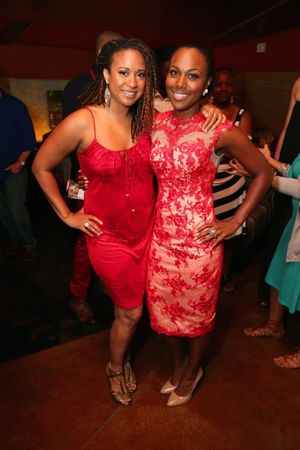 Actress Tracie Thoms and cast member DeWanda Wise @ BroadwayWorld Actress Tracie Thoms and cast member DeWanda Wise Photo