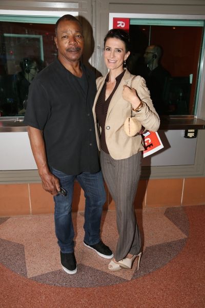 Actor Carl Weathers and actress Christine Kludjian Photo