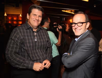Actors Rod McLachlan and Clark Gregg Photo