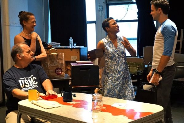 Photo Flash: In Rehearsal with Joe Lisi, Karen Ziemba and More for ALMOST HOME Off-Broadway Photo Flash: In Rehearsal with Joe Lisi, Karen Ziemba and More for ALMOST HOME Off-Broadway Image