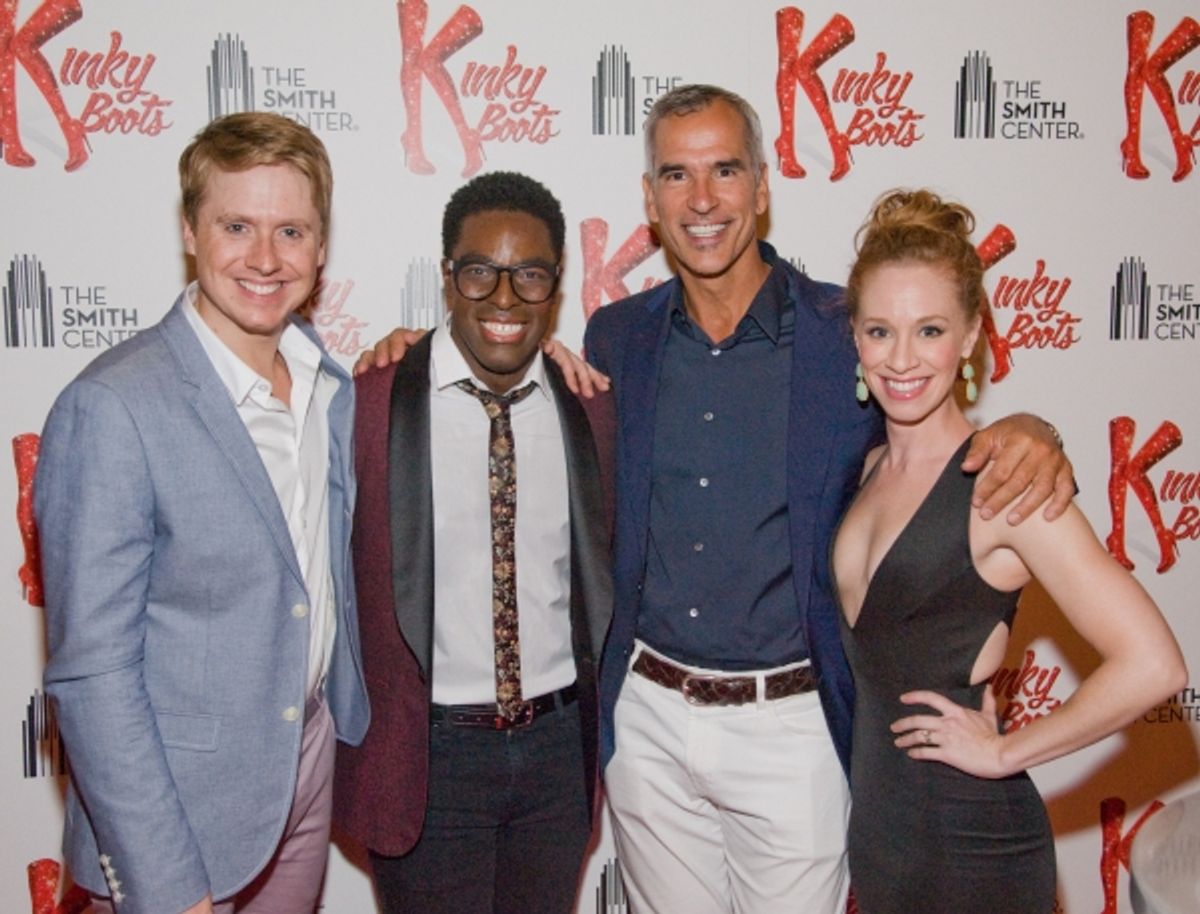 Steve Booth, Kyle Taylor Parker, Jerry Mitchell, Lindsay Nicole Chambers at 