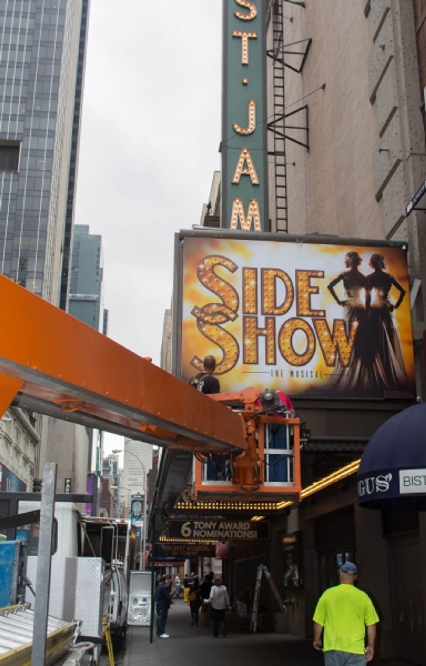 Photo Flash: Marquee Goes Up for Broadway's SIDE SHOW  Image